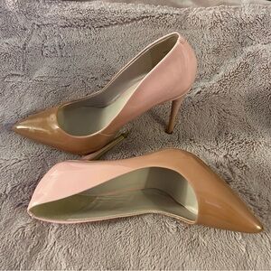 Elegant Pink and Tan Women's Heels